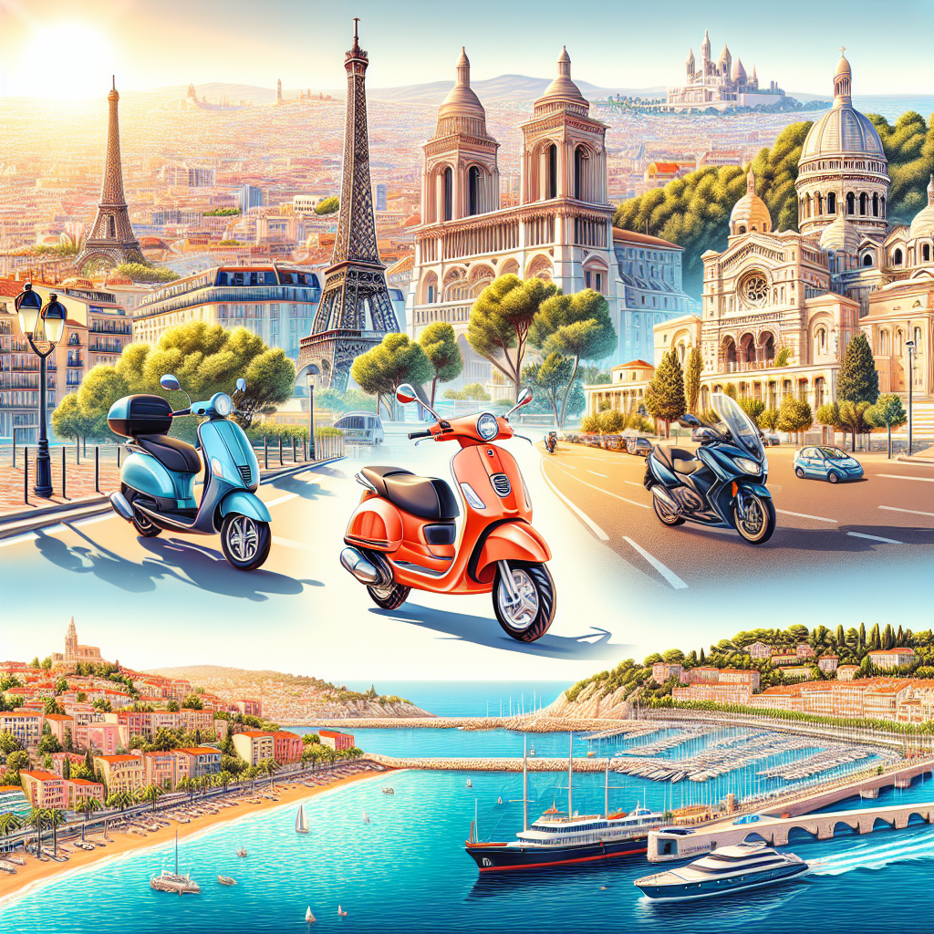 Les meilleures villes françaises à visiter en trottinette cet été