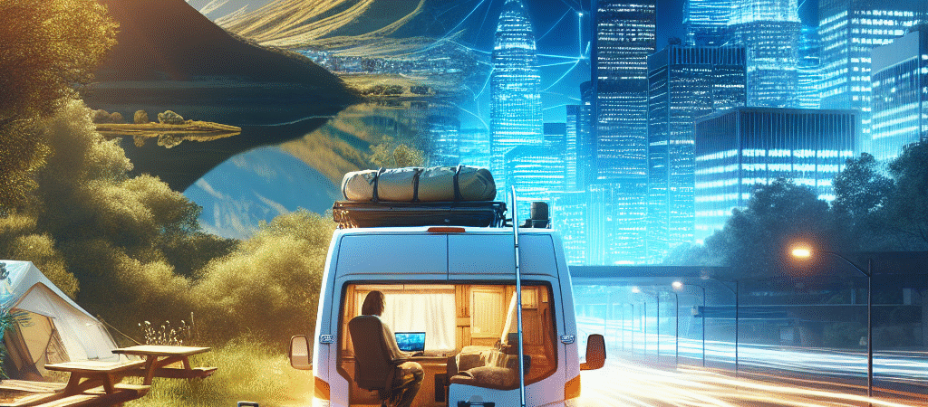 Nomade à temps partiel : vivre en van le week-end, travailler en ville la semaine